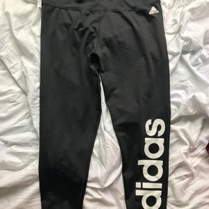 Adidas black leggings size XL